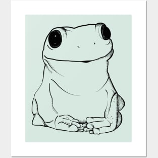 Polite Little Frog I Posters and Art